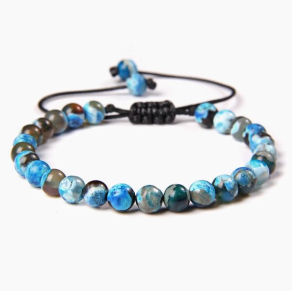 Natural Stone Hand Woven Bracelets - Image 2