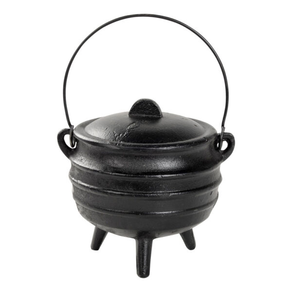 Black Cauldron With Lid - Image 2