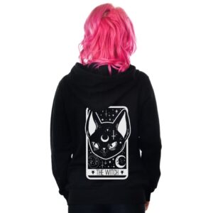 "The Witch" Tarot Card Zip Hoodie